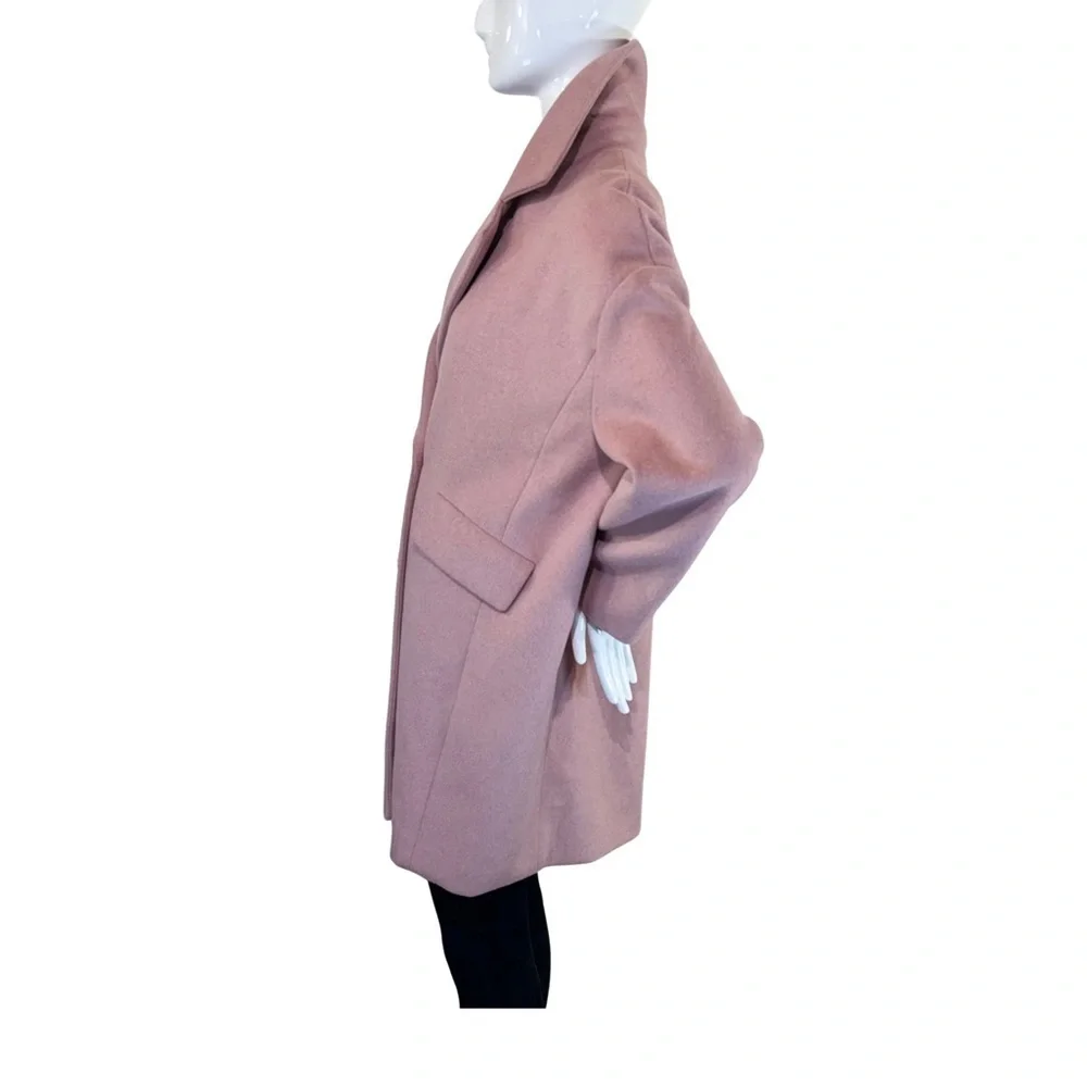 NWOT ASTR The Label Rhea Coat Dusty Pink Wool Blend Jacket Women's Size: XS